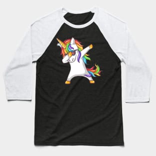 Dabbing Unicorn 2 Baseball T-Shirt